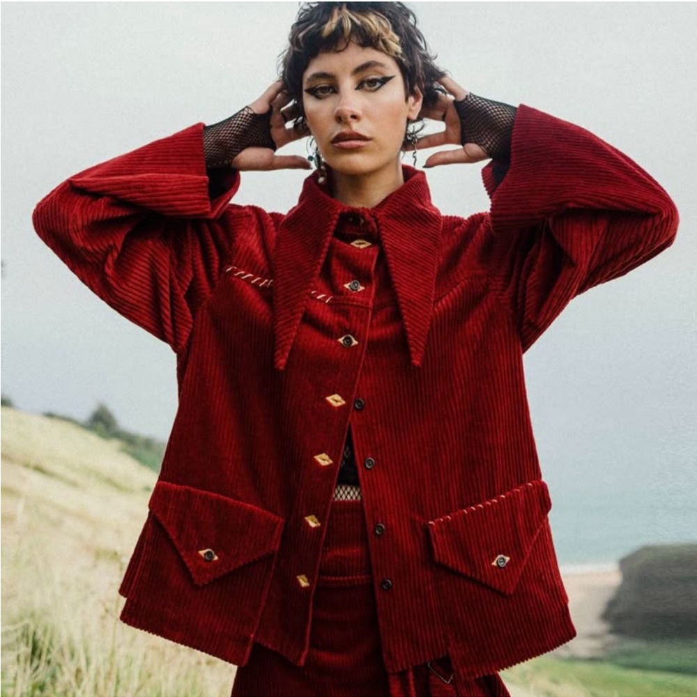 Corduroy Swing Coat - Picture 2 of 6